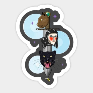 The Curse of the Cat Woman Sticker